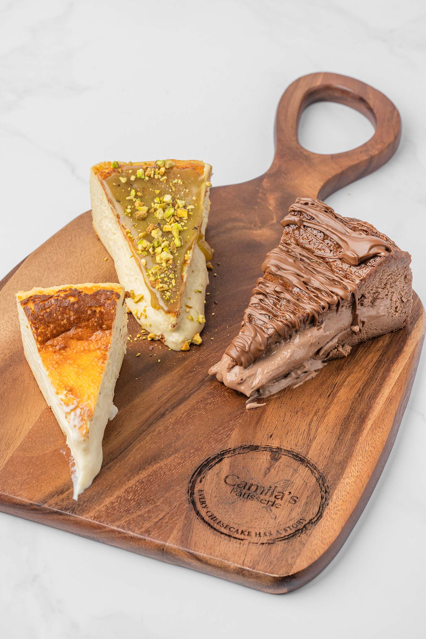 Sampler Burnt Basque Cheesecake