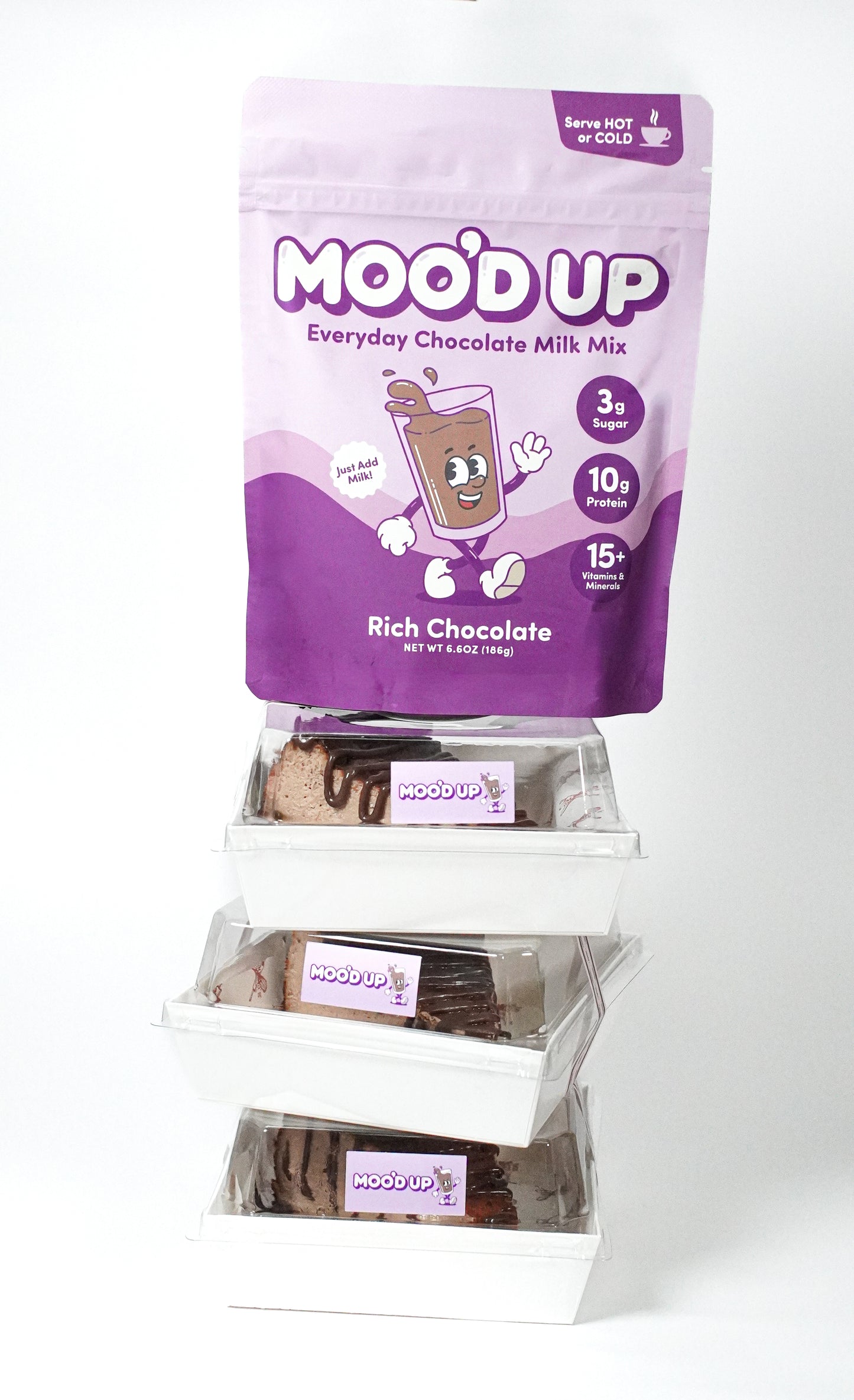 Moo'd Up Chocolate Basque Cheesecake Slice