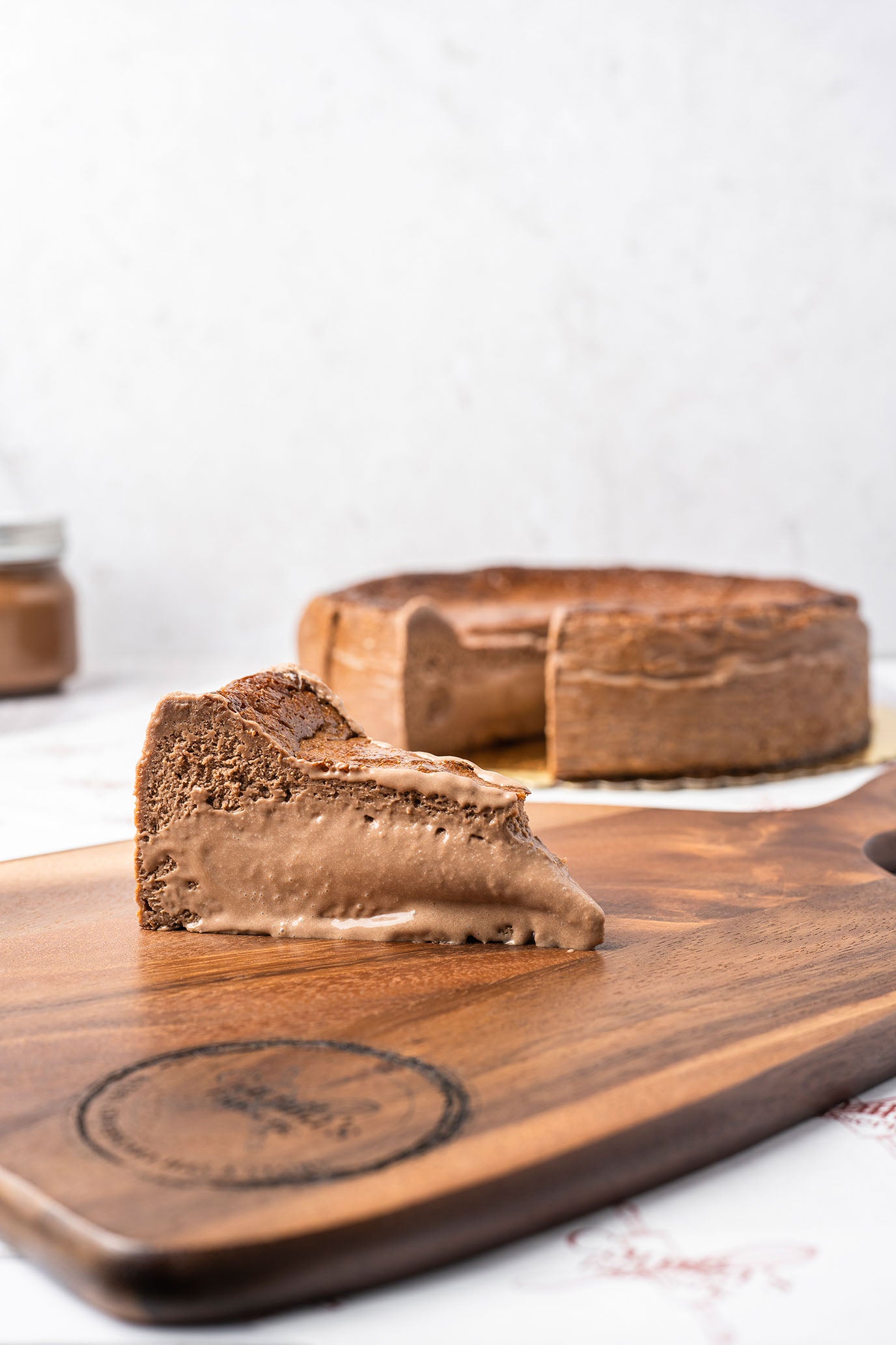 Nutella Burnt Basque Cheesecake