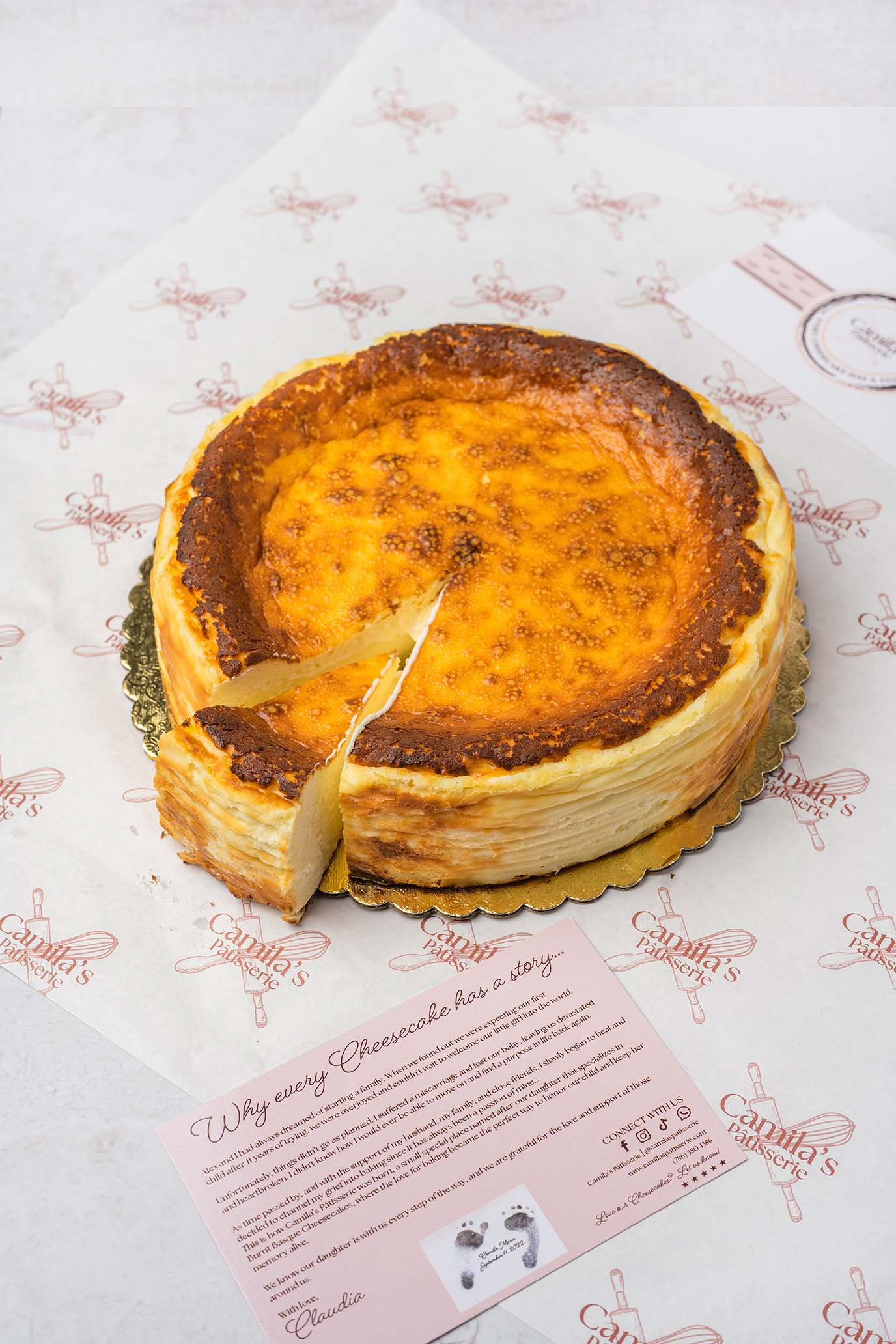 Classic Burnt Basque Cheesecake