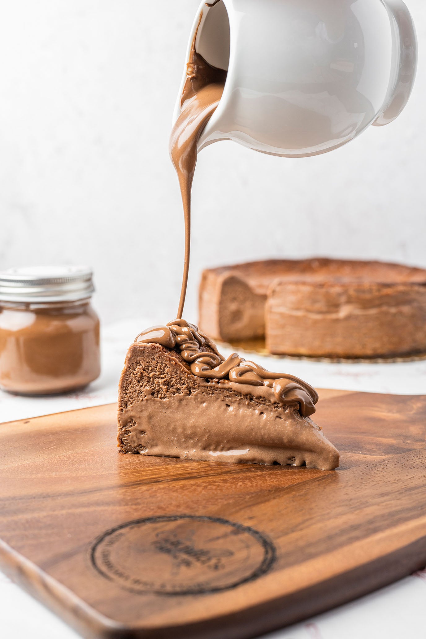 Nutella Burnt Basque Cheesecake