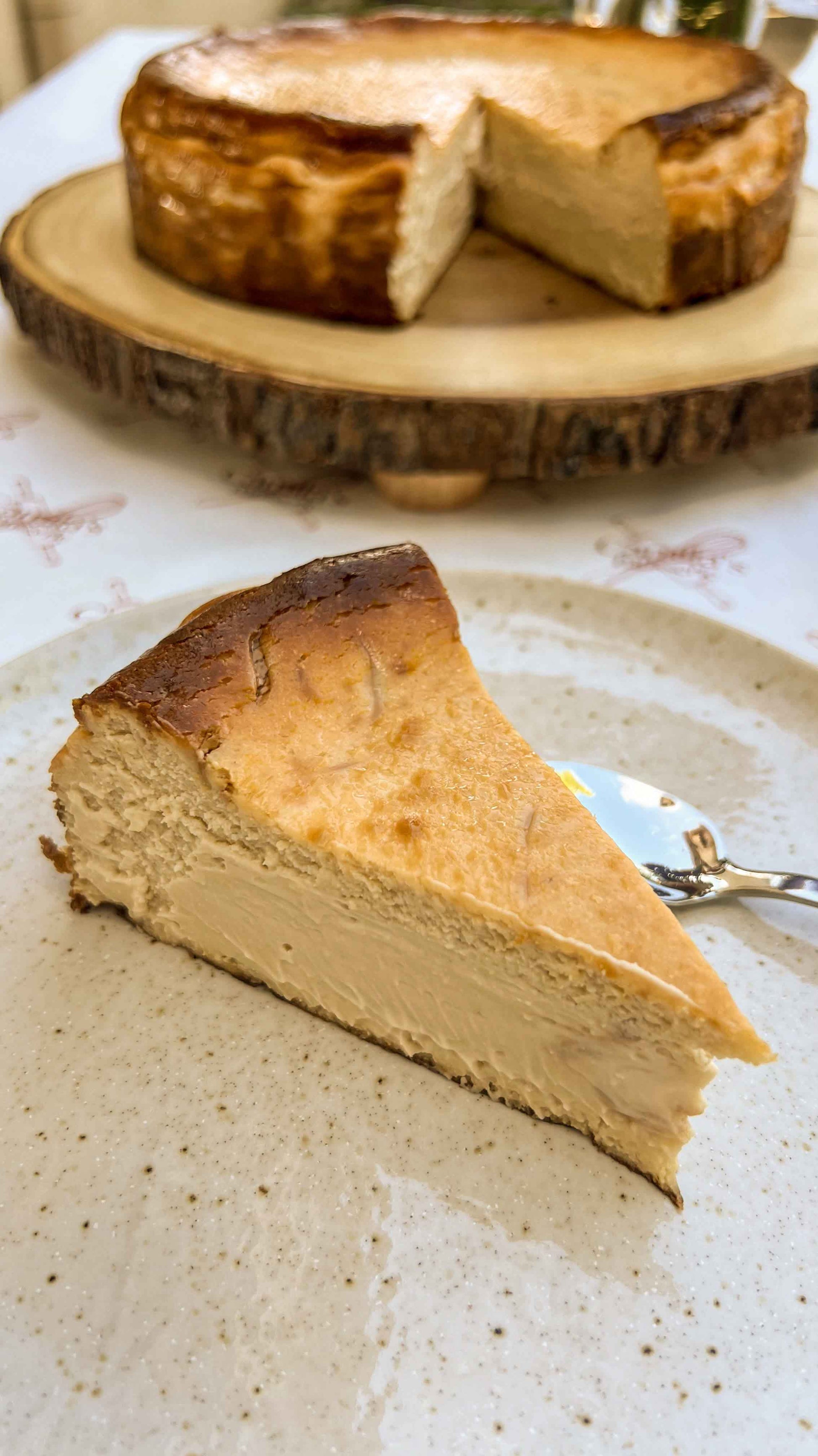 Caramel Burnt Basque Cheesecake